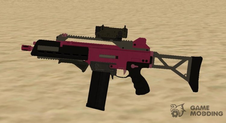 Специальный Карабин Розовый Оттенок для GTA San Andreas