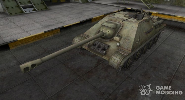 Remodelación de Su-122-44 para World Of Tanks