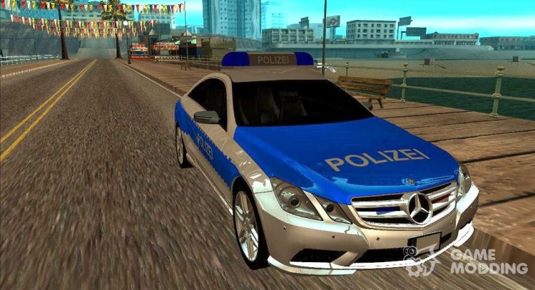 Mercedes E500 Coupe Polizei для GTA San Andreas