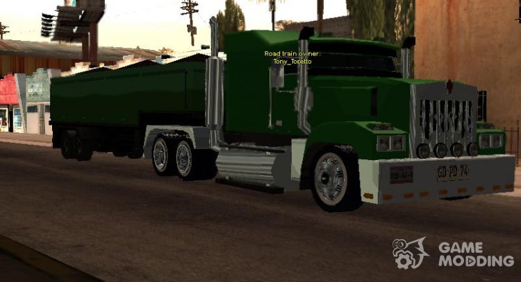 Kenworth w900 2013 lowpoly tuning for GTA San Andreas