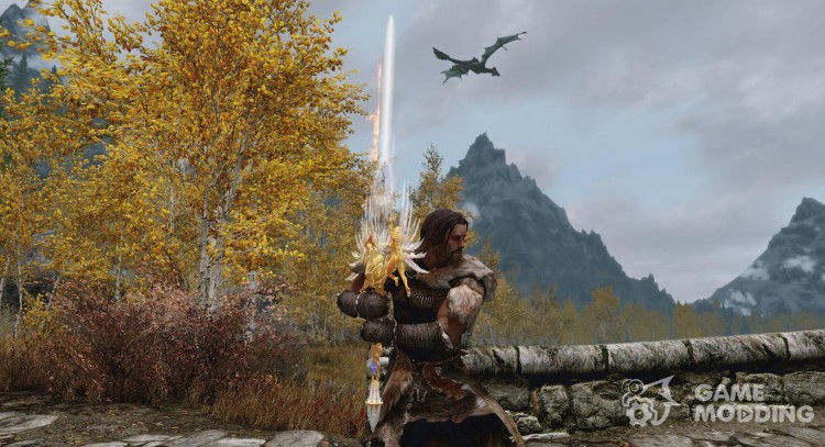 Light Sword - Burning Eye of Meridia for TES V: Skyrim