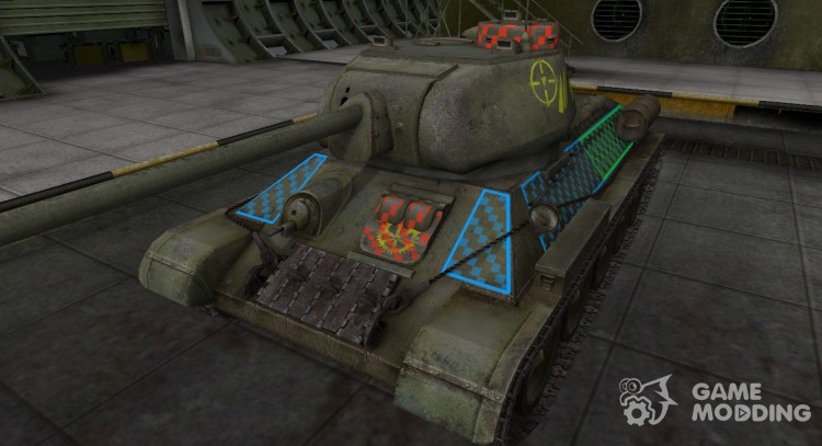 Качественные зоны пробития для Т-34-85 для World Of Tanks