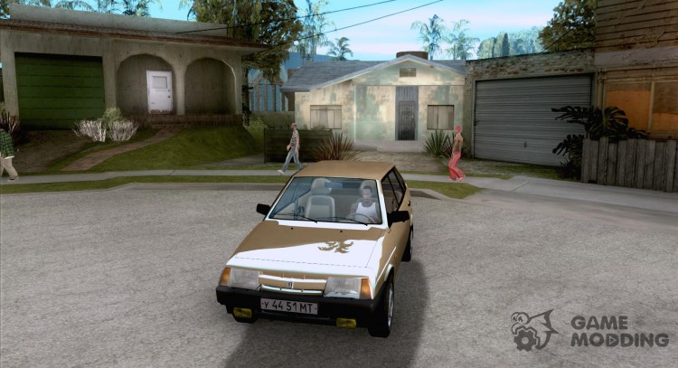 Vaz 2109 1987 satélite v1.2 para GTA San Andreas