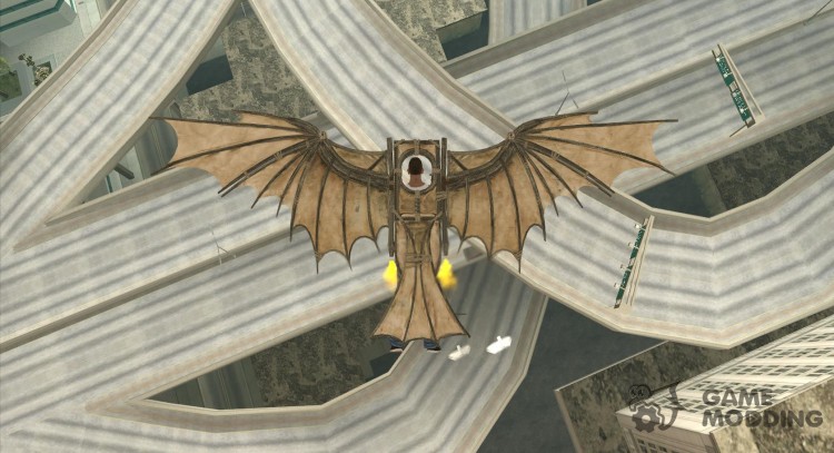 Máquina voladora de Leonardo da Vinci para GTA San Andreas