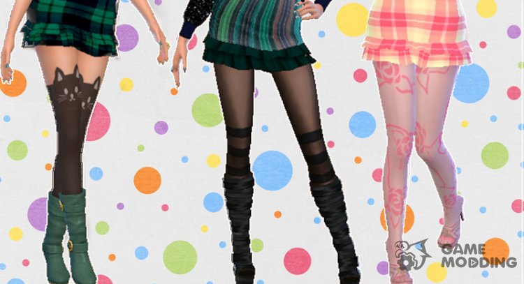 Cute Babydoll Skirts для Sims 4