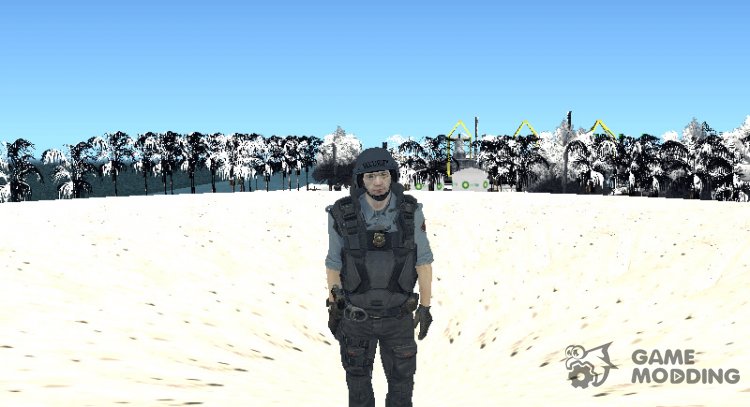 Охранник из Варфейс для GTA San Andreas