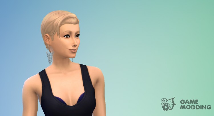 Starfall Earrings for Sims 4