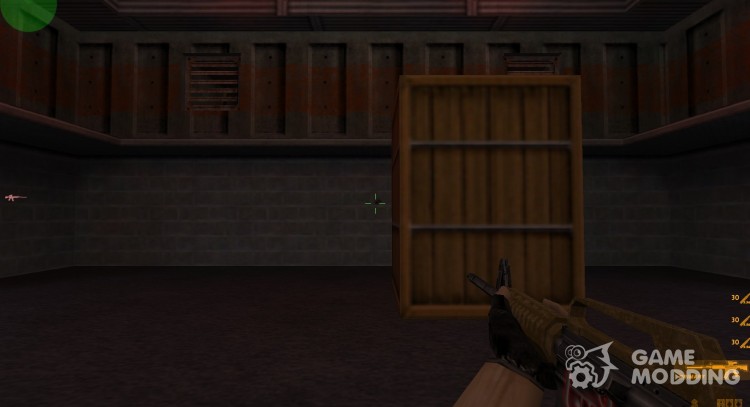 M4A1 золотой блеск для Counter Strike 1.6