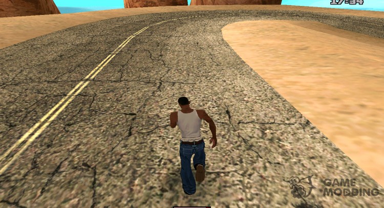 Индикатор бега для GTA San Andreas