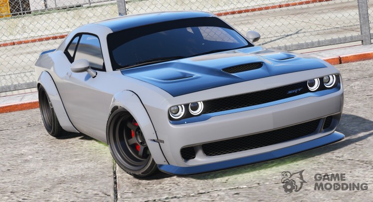 Dodge Challenger Hellcat Libertywalk-The Fate of the Furious Edition for GTA 5