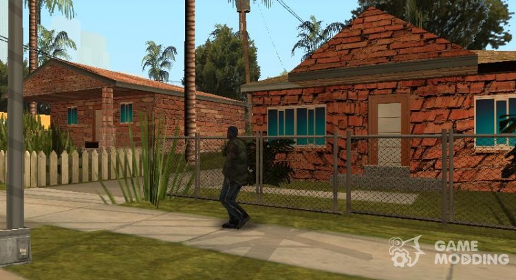 Новые текстуры домов на Гоув Стрит для GTA San Andreas