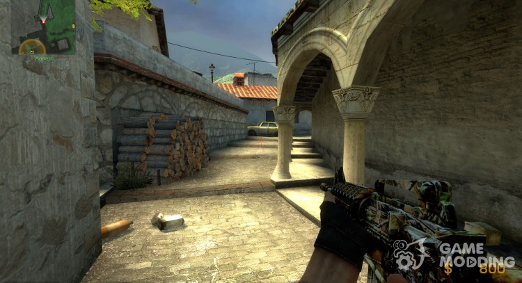 Tiger look M4a1 for Counter-Strike Source
