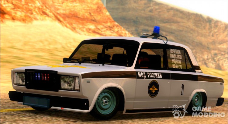 VAZ 2107 MINISTRY OF INTERNAL AFFAIRS for GTA San Andreas