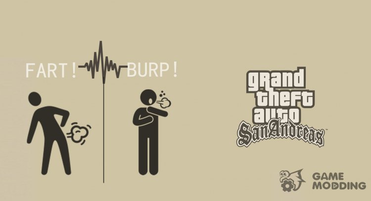 Burp And Fart Like In GTA 2 for GTA San Andreas
