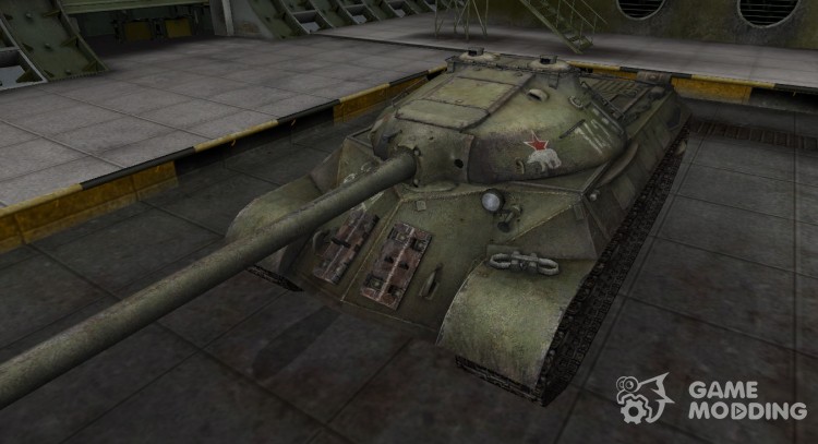 The skin with the inscription for the is-3 for World Of Tanks