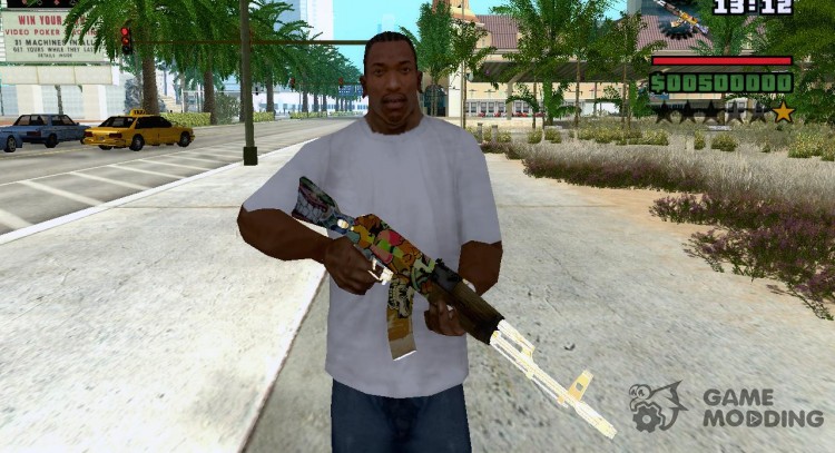 The new AK-47 for GTA San Andreas