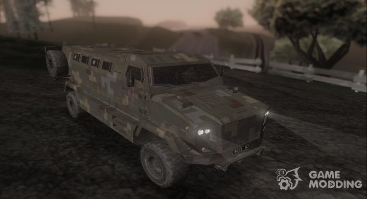 KrAZ Shrek APU para GTA San Andreas