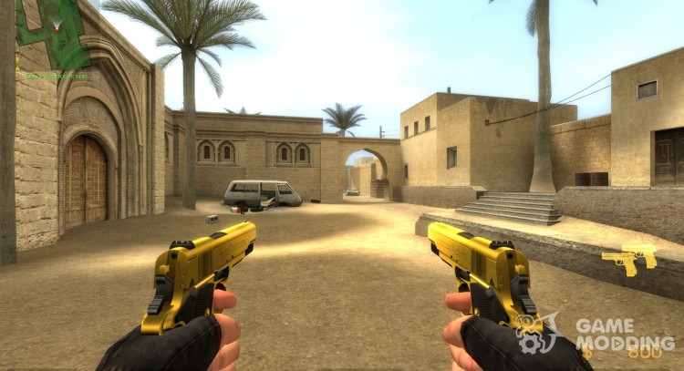 castor troy's gold 1911 for Counter-Strike Source