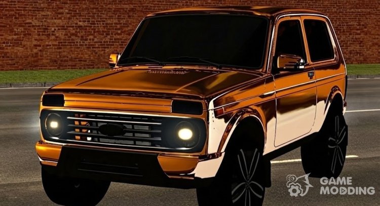 2019 Lada Niva Urban Gold в богатом стиле города Гянджа для GTA San Andreas