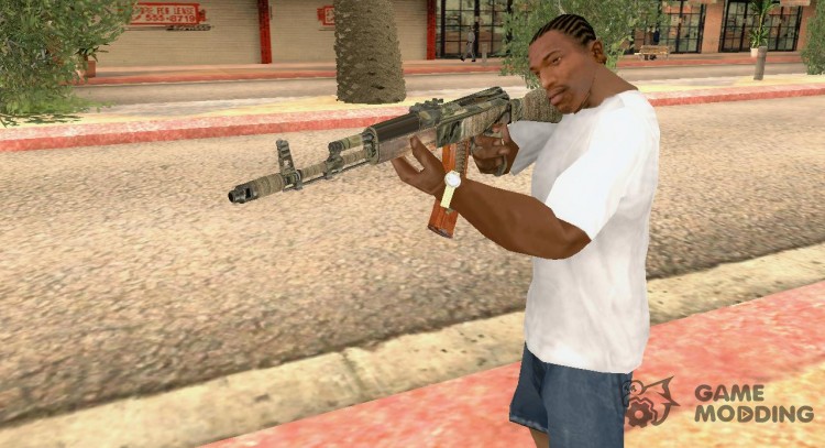 AK-47 (Metro 2033) para GTA San Andreas