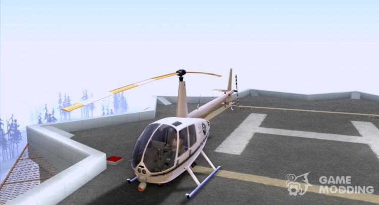 Robinson R44 Raven II NC 1.0 White for GTA San Andreas