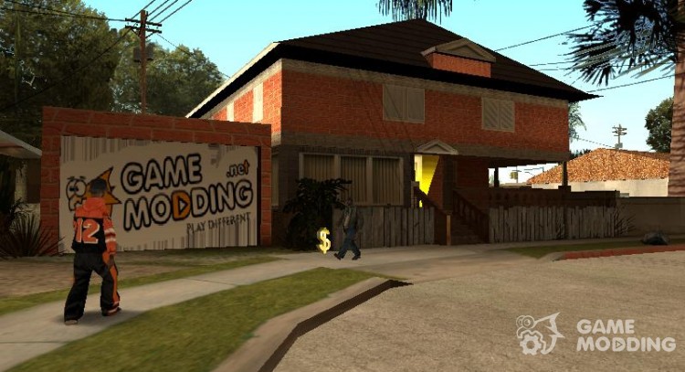 New textures of houses on Grove Street for GTA San Andreas