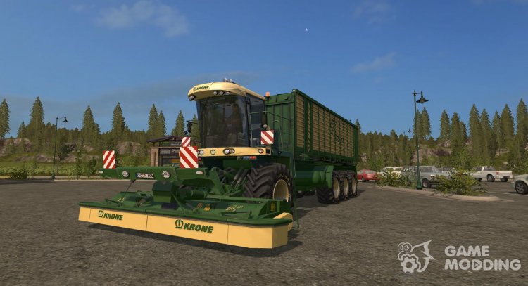 Krone big mower v1.0.0.4 для Farming Simulator 2017