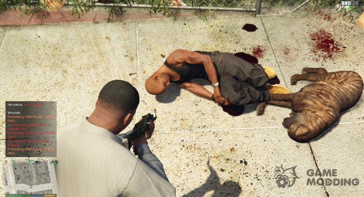 Herida de bala 2 para GTA 5