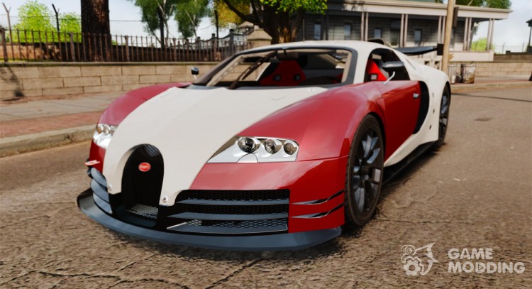 Bugatti Veyron 16.4 Body Kit Final De Stock para GTA 4