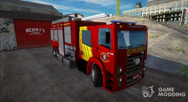 Volkswagen Constellation Bombeiros PR (Fire Truck) para GTA San Andreas