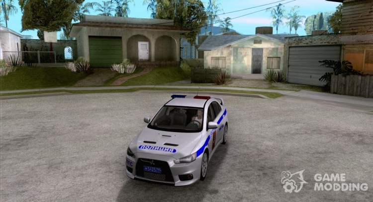 Mitsubishi Lancer Evolution X ППС Полиция для GTA San Andreas