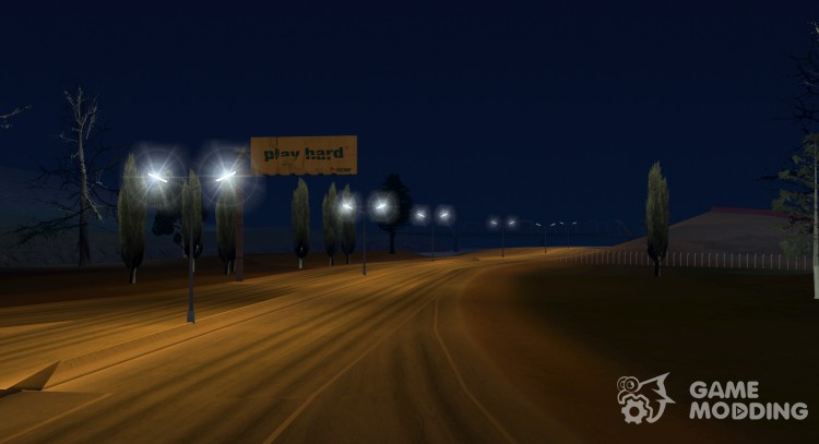 Уличные фонари с дневным светом для GTA San Andreas