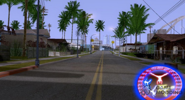 Spedometr PARKUR v.1 para GTA San Andreas