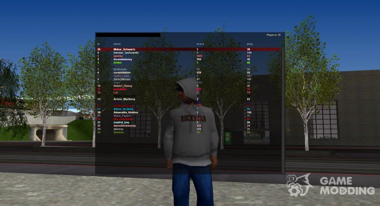 HD SA:MP GUI para GTA San Andreas