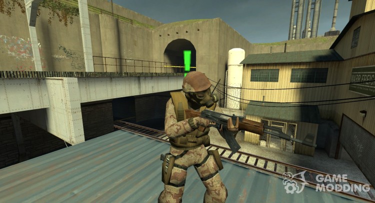 Desierto camuflaje SAS para Counter-Strike Source