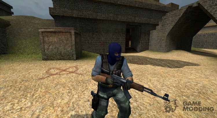 Blue Mask Phoenix for Counter-Strike Source