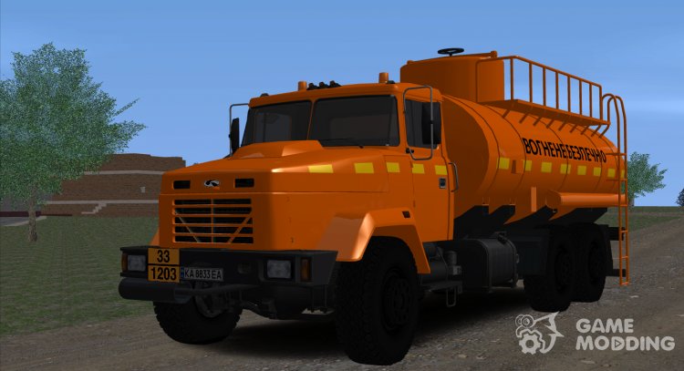 Kraz Fuel Tanker (Ukrainian) for GTA San Andreas