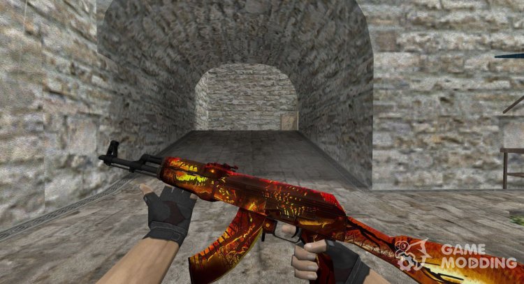 AK-47 Lycanthrope для Counter Strike 1.6