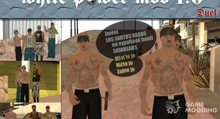 Skinheads para GTA San Andreas