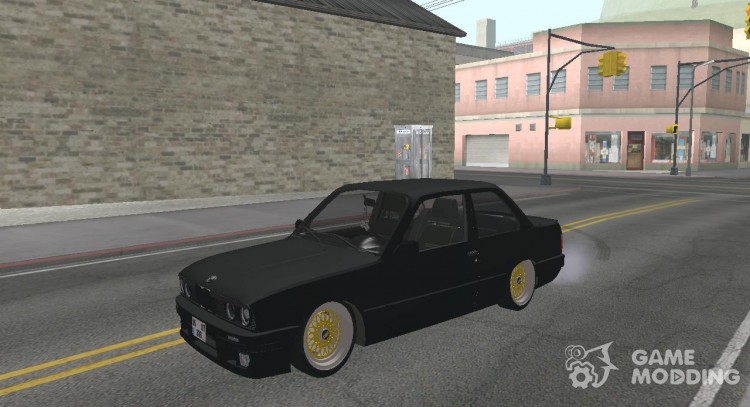BMW E-30 Coupe Brenner Black for GTA San Andreas