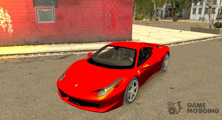 Ferrari 458 Italia для GTA 4