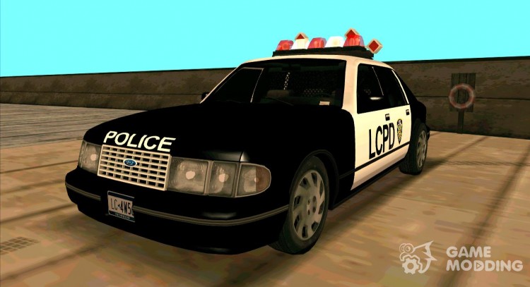 Police car HD for GTA San Andreas