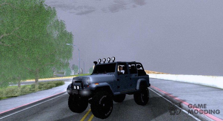Jeep Rangler Rubicon Unlimited Descapotable para GTA San Andreas