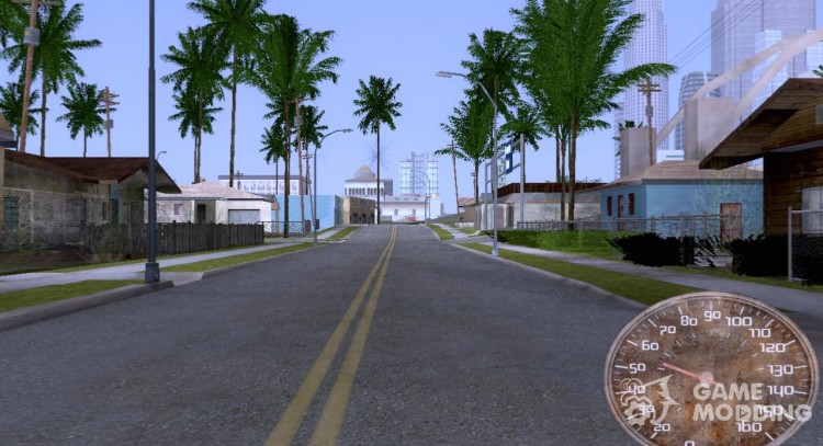 Ржавый спедометр V.2 для GTA San Andreas