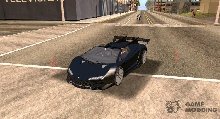 GTA V Pegassi Zentorno Cabrio для GTA San Andreas