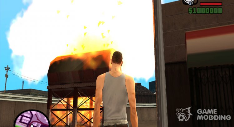 Взрывные бочки для GTA San Andreas