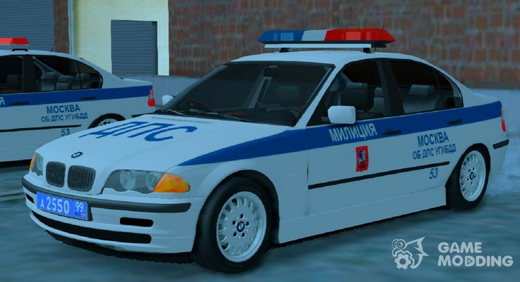 BMW 325I (E46) Police ABOUT traffic police for GTA San Andreas