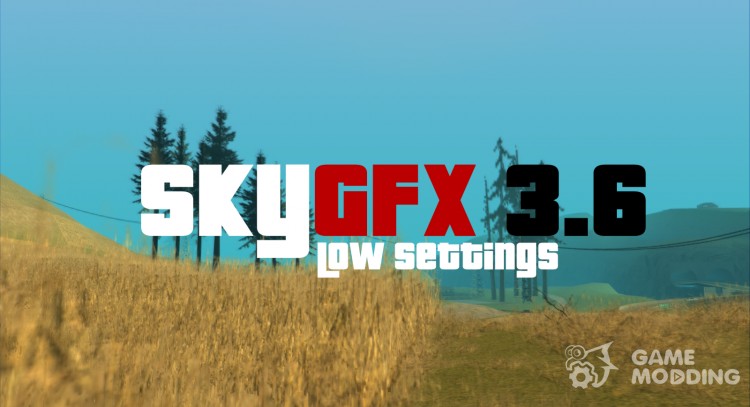 SkyGFX 3.6 (Low Settings) para GTA San Andreas