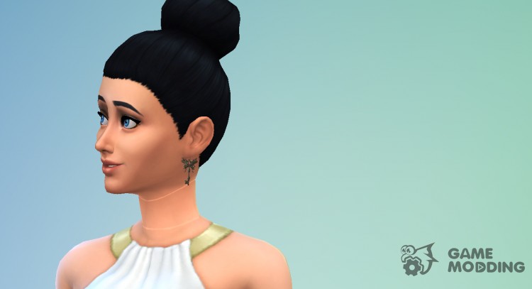 Серьги Prisonic Fairytale Earrings для Sims 4