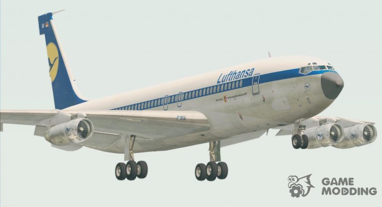 Boeing 707-300 Lufthansa для GTA San Andreas